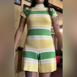 Vintage shorts jumper/romper